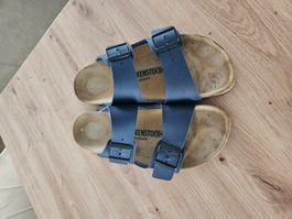 Birkenstock Arizona Schmal Gr. 41 Blau