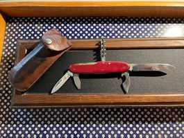 Antikes Sackmesser INOX mit Ledertäschli