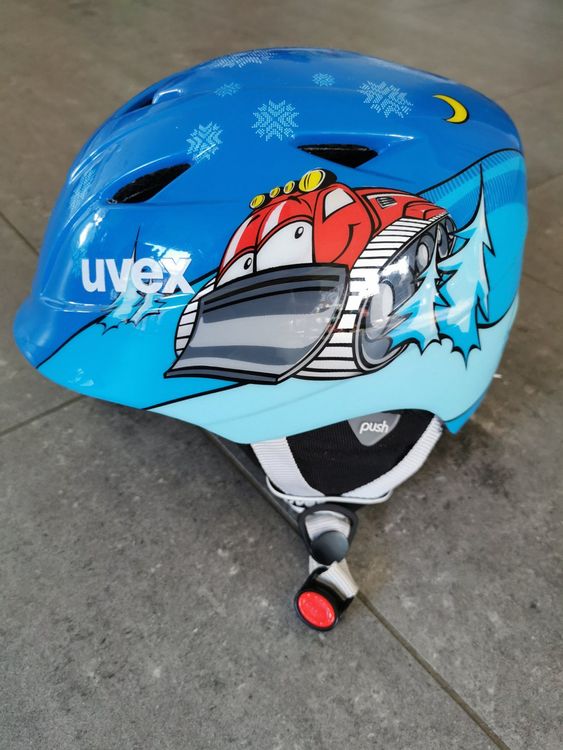 Kinder Skihelm UVEX 4852cm mit Brille Kaufen auf Ricardo