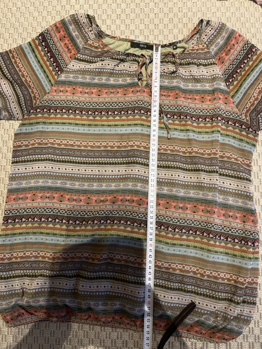 Tuniche: Tunika Bluse, Zero, Ethno Muster, 38 – Usato da Solothurn venduto da Bobesch08 6