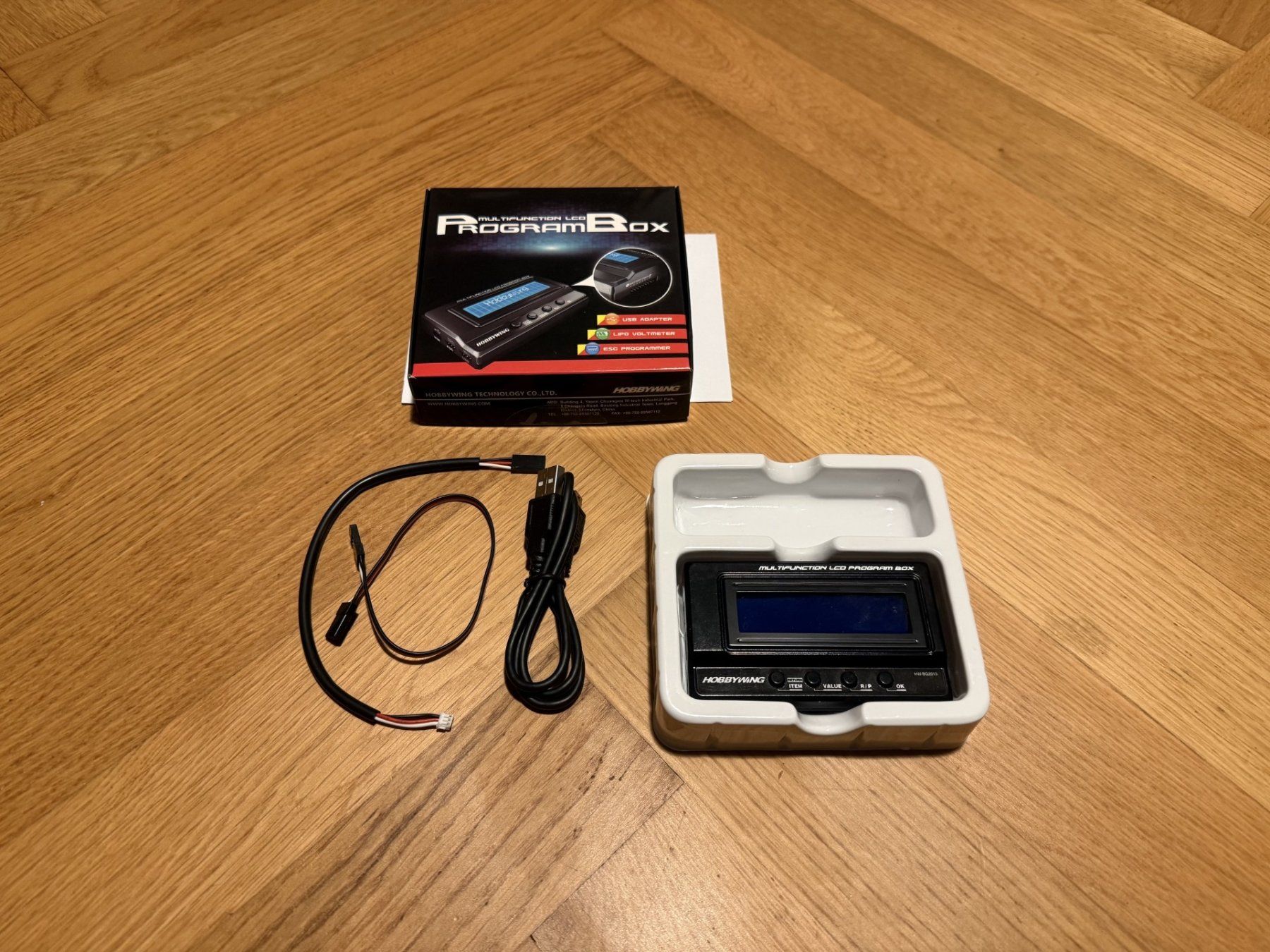 RC Kits de montage: Hobbywing 3in1 Multifunktions LCD Programm Box – D'occasion à Luzern par Blade26 1