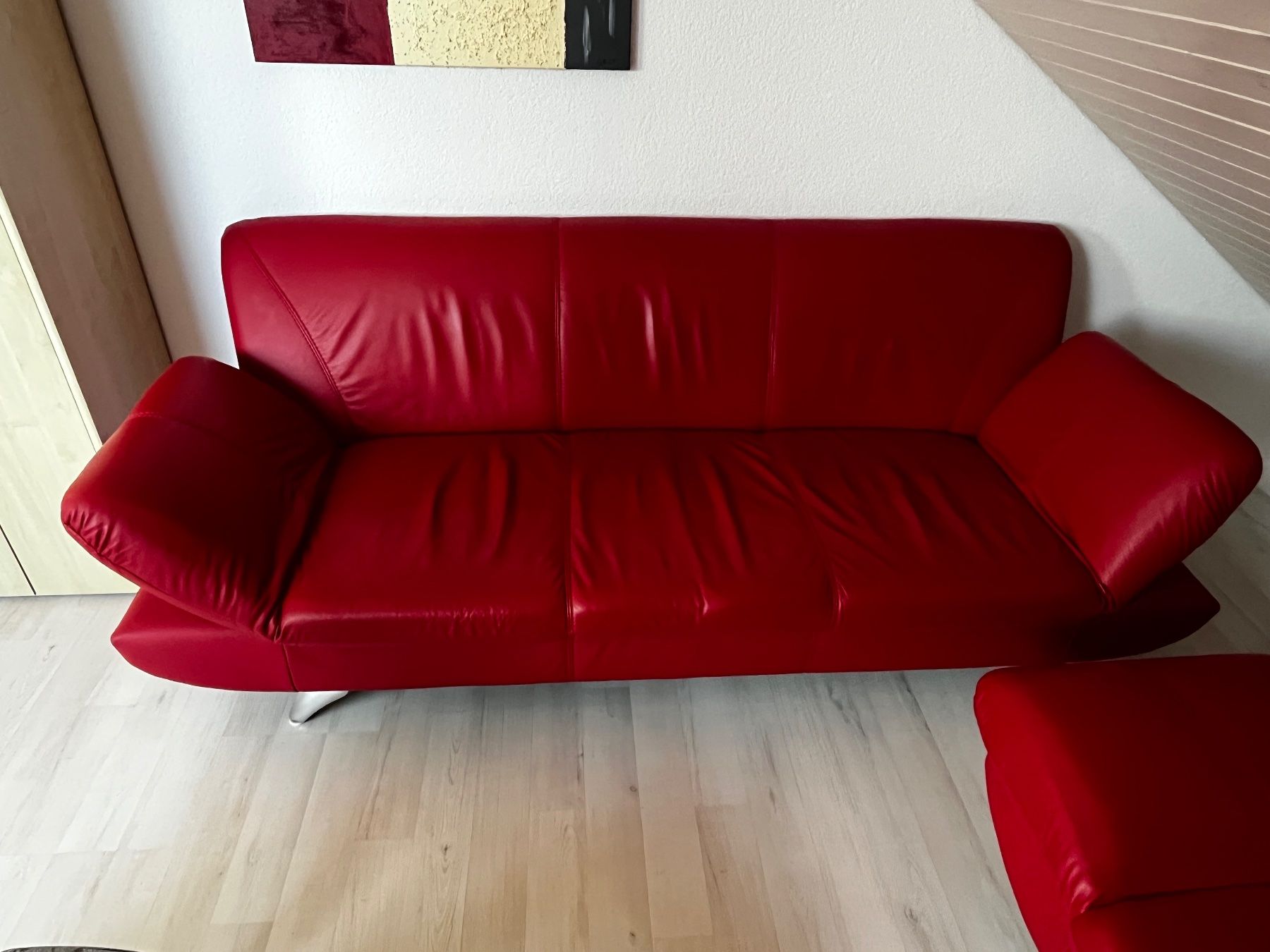 Sofas: Sofa-Garnitur 2-teilig Echt Leder – D'occasion à Gossau SG par jjb01 1
