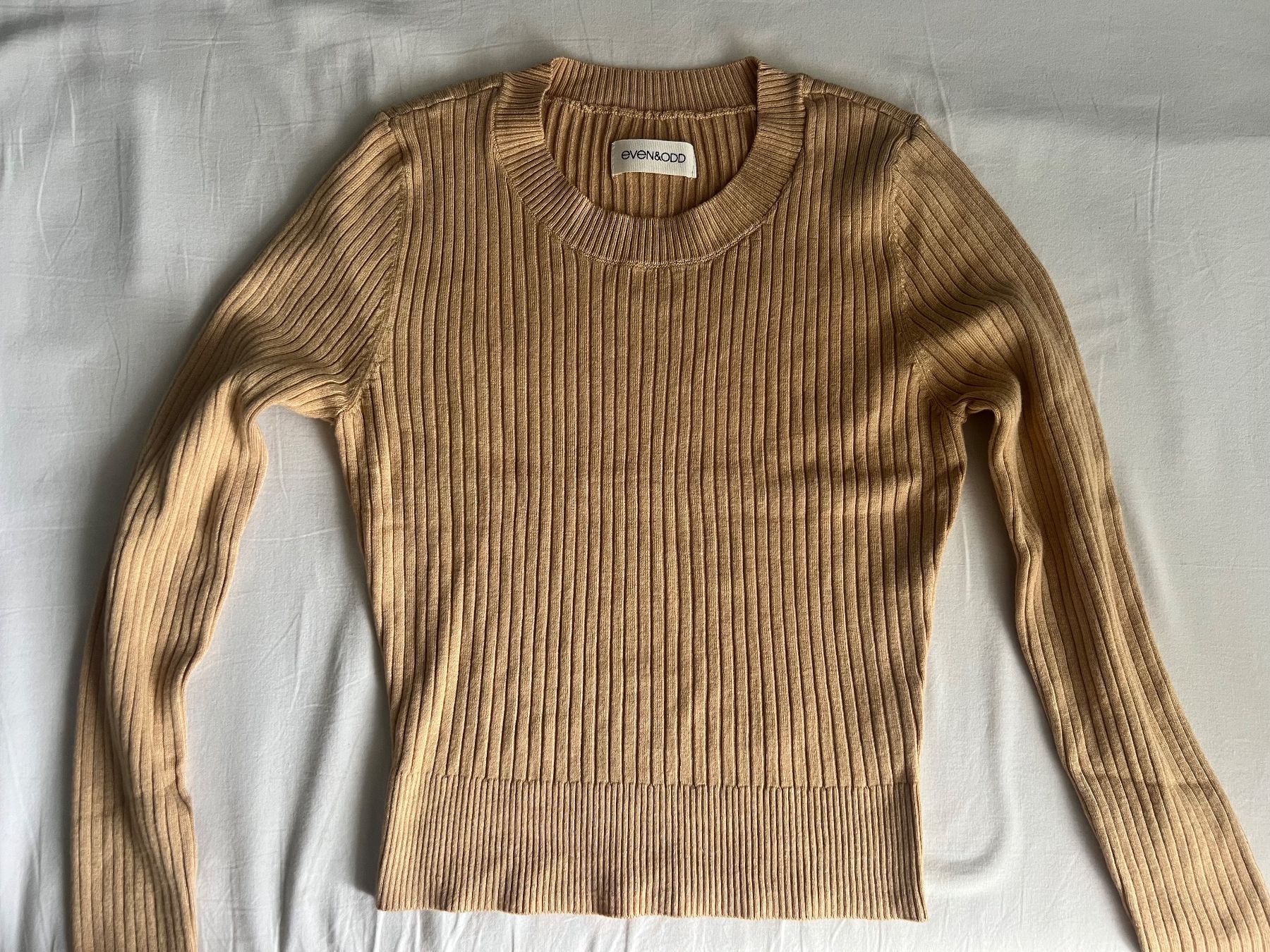 Maglioni & Felpe: Strickpullover Farbe sand Crop Top von Even&Odd – Nuovo (secondo la descrizione) da Siebnen venduto da han_v9b2