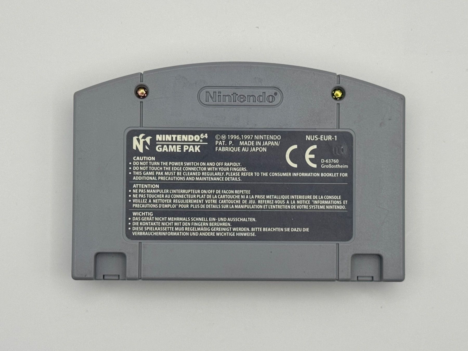 Nintendo Giochi: N64 World Cup 98 – Usato da Bettlach venduto da awi_7jcb 1