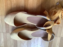 Gelbe Espadrilles von Castagner, Grösse 39, Top Zustand