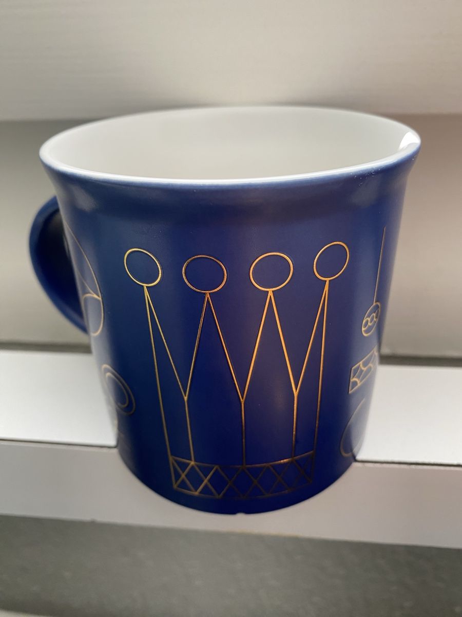 Tazze: Blaue Tasse mit Goldmuster – Usato da Zürich venduto da VictoriaV01 1