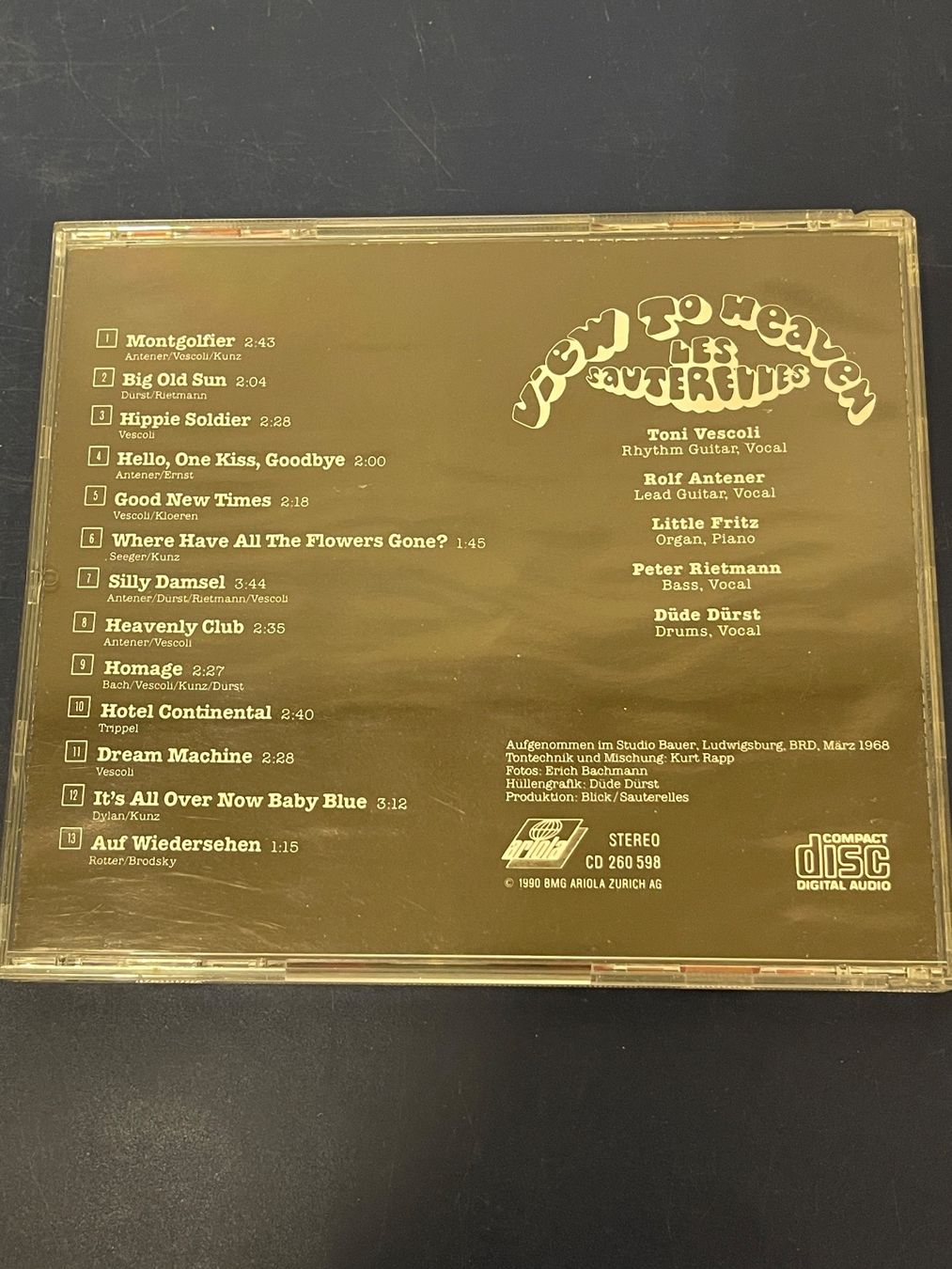 CD: Sauterelles - View to Heaven – Usato da Rüti ZH venduto da alumedien 2