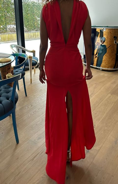 Vestiti: Red long cocktail dress – Usato da Genève venduto da val_rp9x 8
