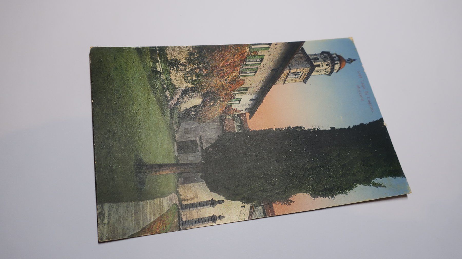 Cartoline postali: Lago di Lugano Morcote  1922 – Usato da Cormoret venduto da Pascalll2001 1