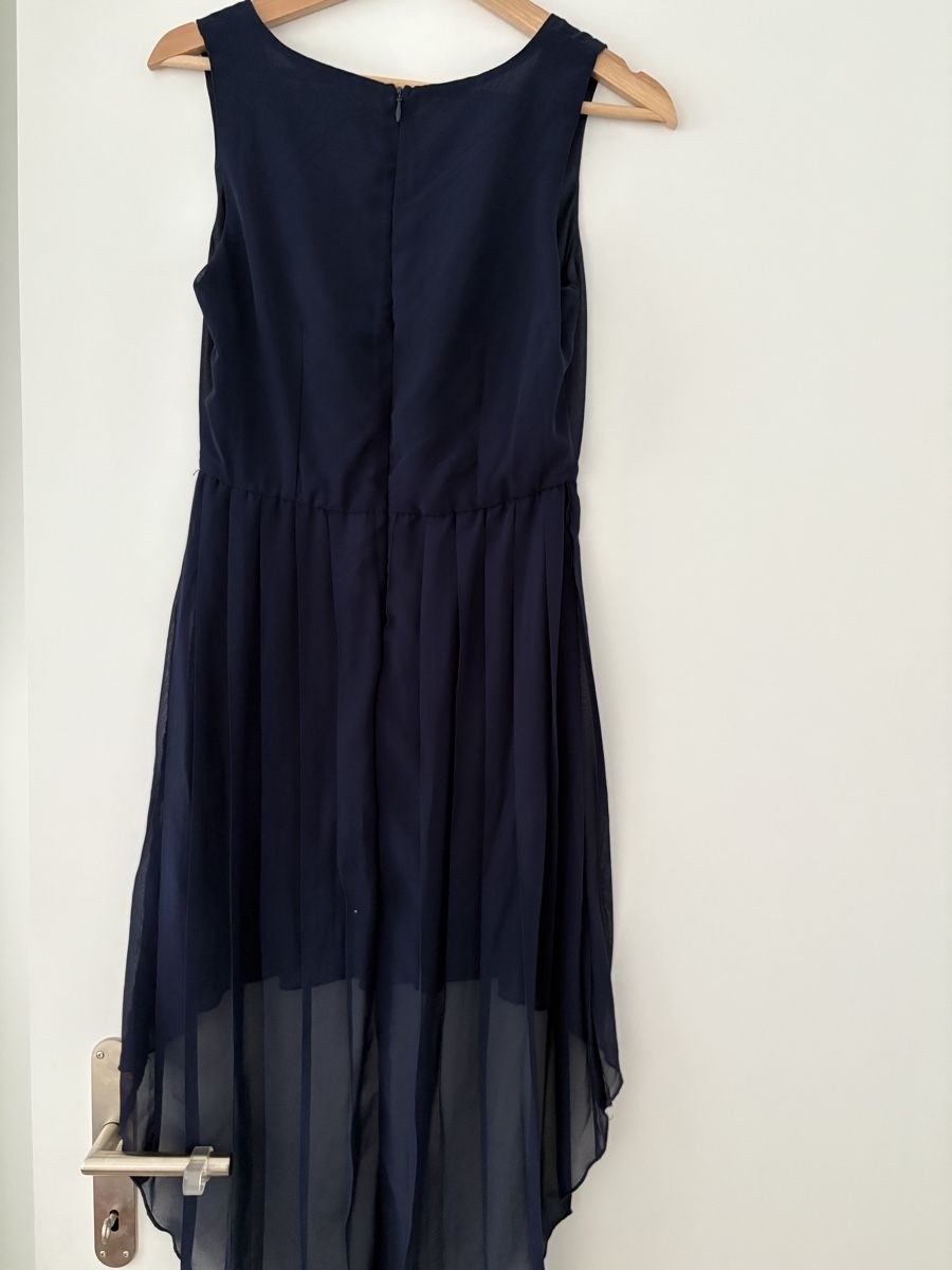 Vestiti: Elegantes AMISU Kleid Gr. 34 Dunkelblau – Usato da Schindellegi venduto da mazi9 2