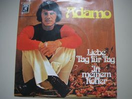 Vinyl Single Adamo - Liebe Tag für Tag
