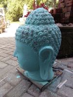 Skulptur Buddha Kopf Steinskulptur Buddhakopf Stein Statue