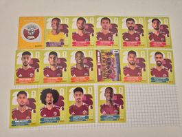 WM Panini Sticker 2026 Team Qatar