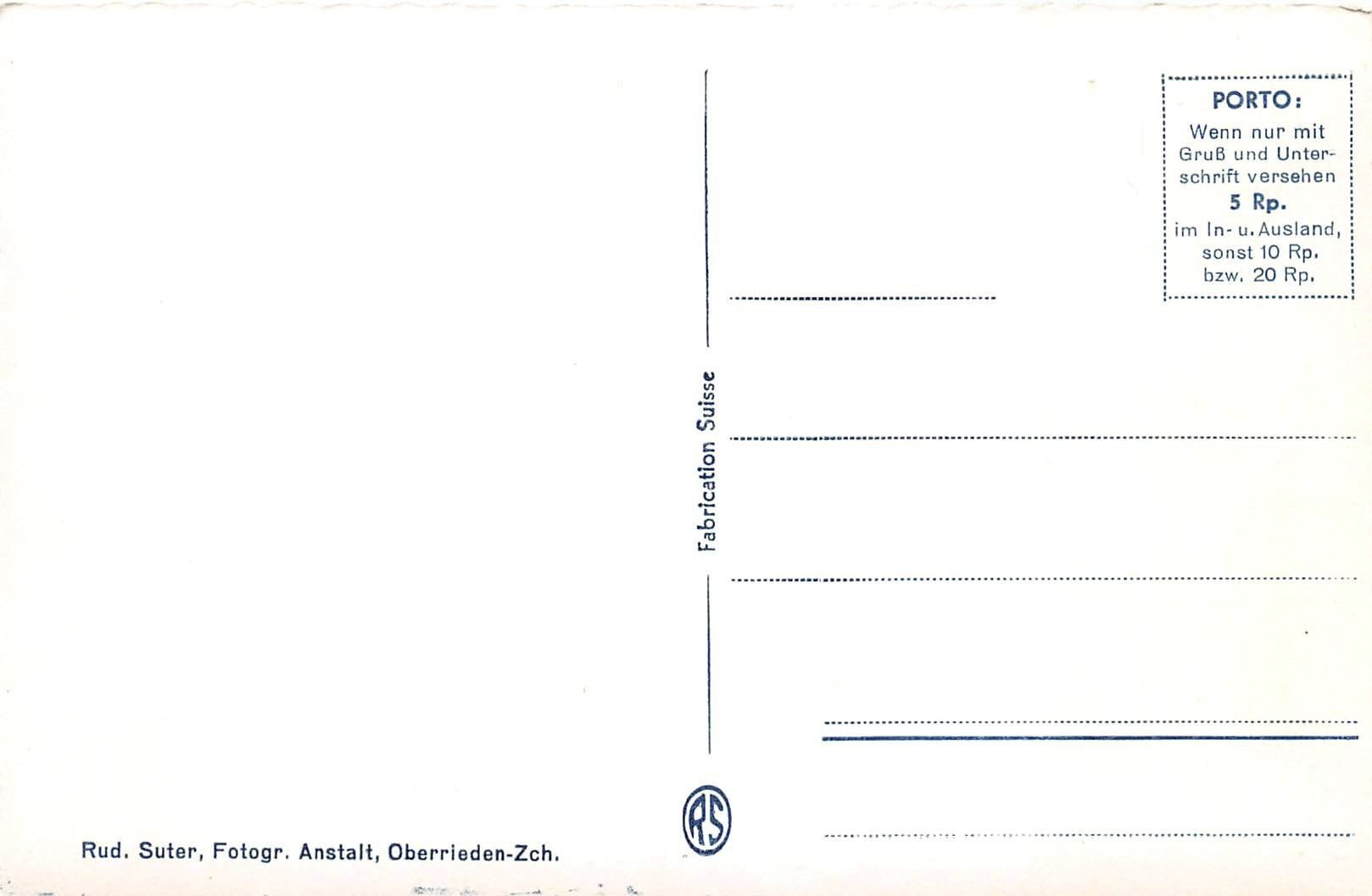 Cartoline postali: 2x Chur – Usato da Ottikon b.Kemptth. venduto da Neptun1974 1