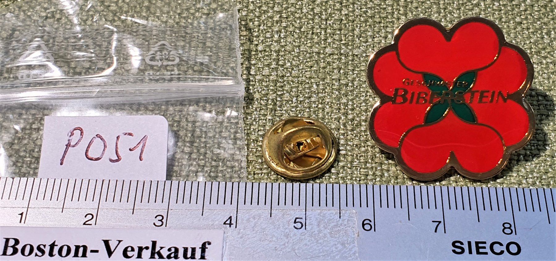 Placchette & Badge: P051 - Pin Geschwister Biberstein – Usato da Reinach BL venduto da Boston-Verkauf 1