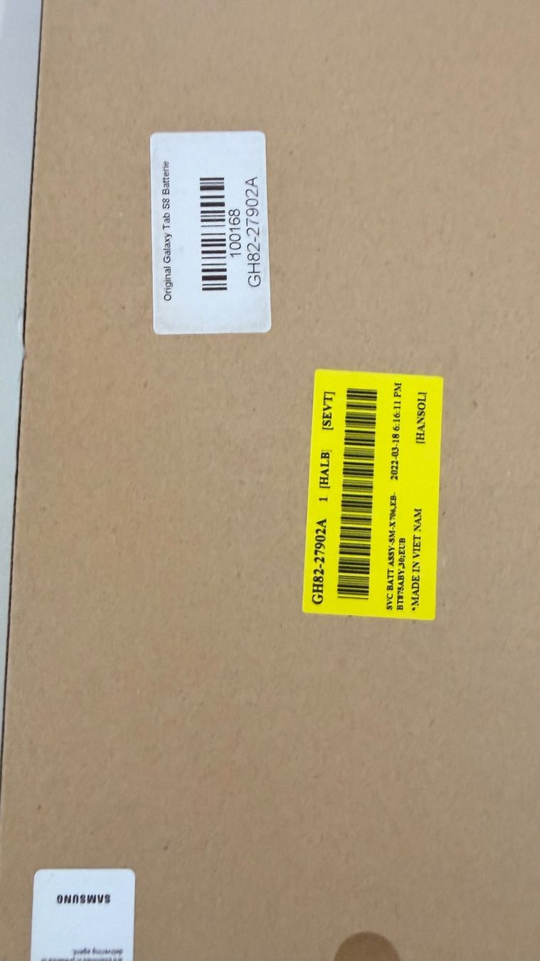 Samsung Batterie: Original Samsung Galaxy Tab S8 Batterie – Nuovo e nell'imballaggio originale da Birmensdorf ZH venduto da aleforyou1982 2