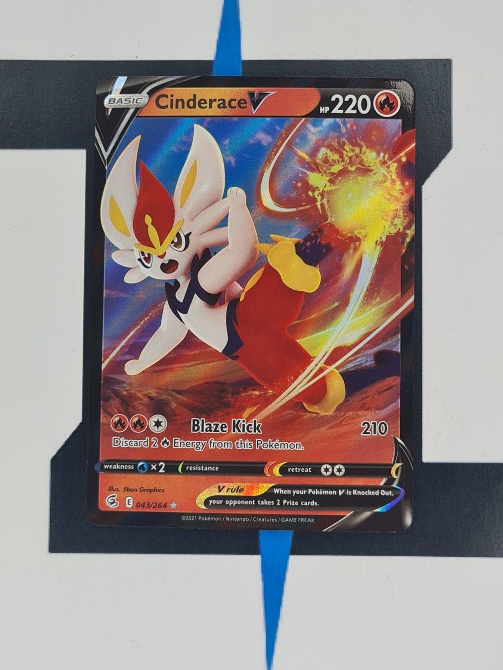 Pokémon Sammelbilder & Trading cards: Cinderace V FST043 EN NM – Gebraucht aus Basel von Zadoys