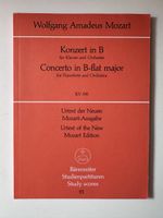 Mozart Konzert B-Dur KV 595 Partitur Bärreiter Noten