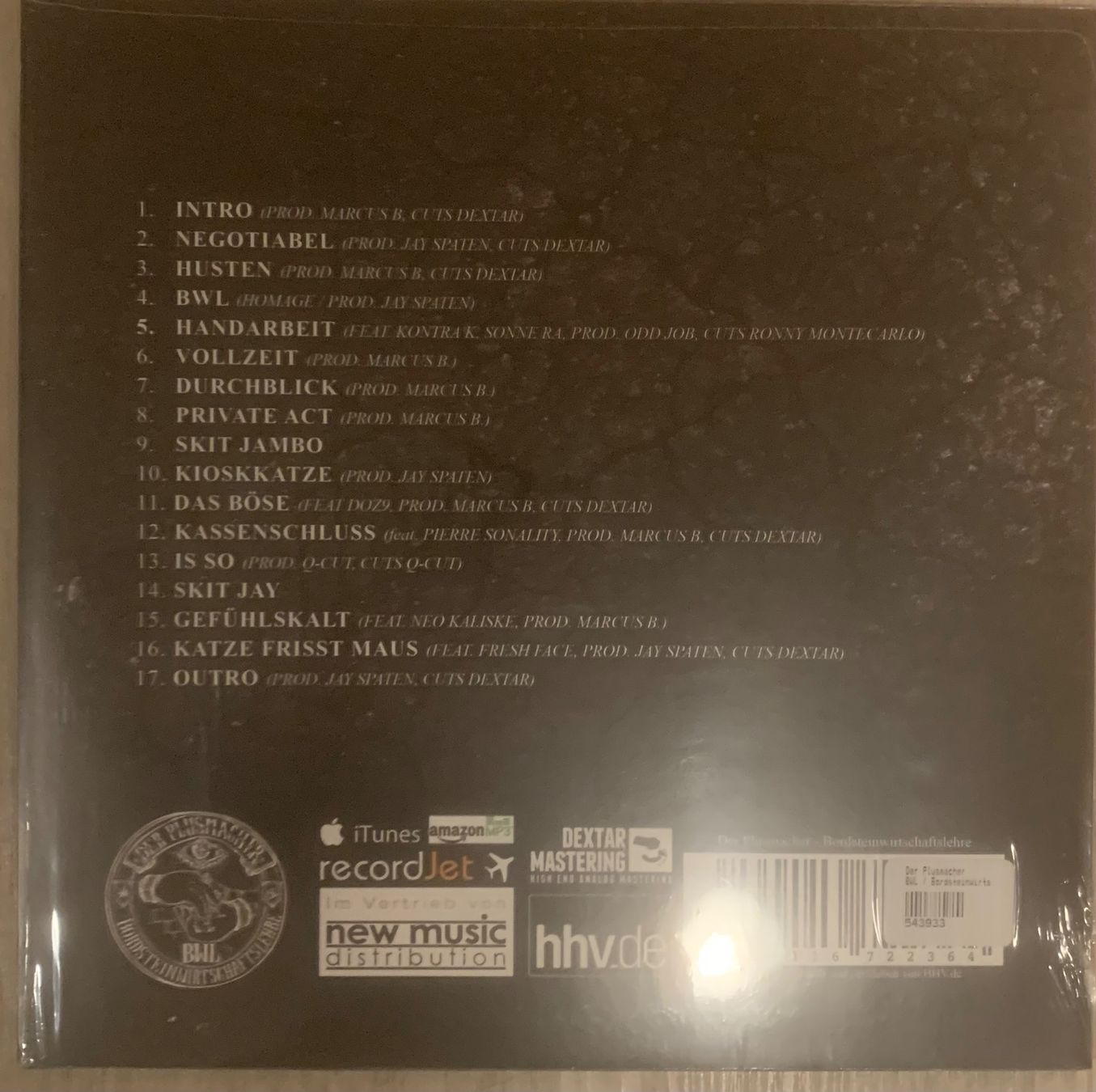 Dischi in vinile: DER PLUSMACHER - Bordsteinwirtschaftslehre D-Lp 2018 – Usato da Mühlethal venduto da superfast78 1