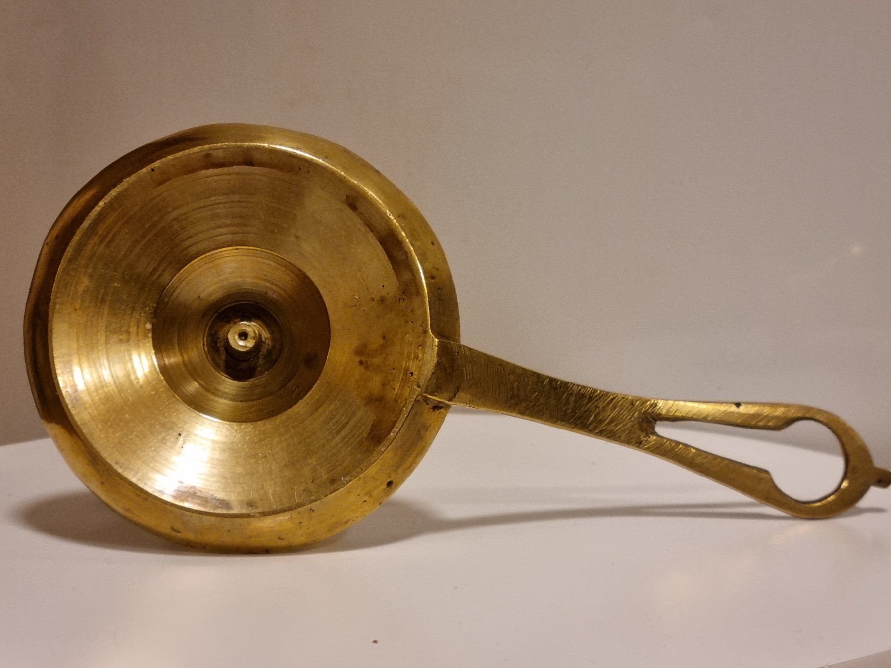 Portacandele: Vintage Messing Kammerleuchter mit Griff – Usato da Scharnachtal venduto da devin03 4