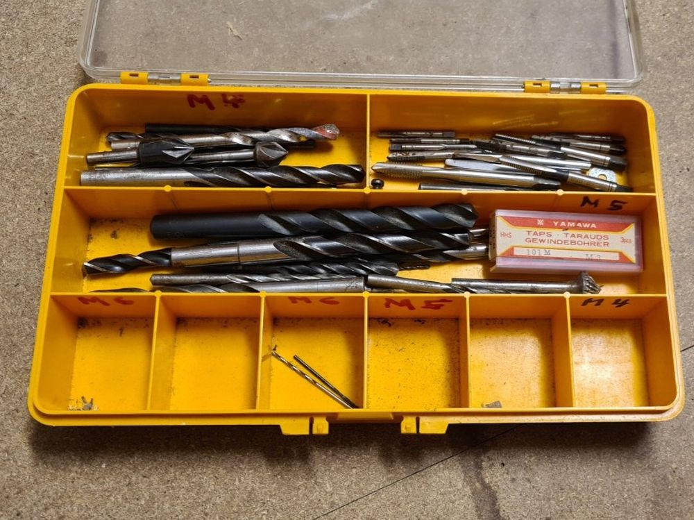 7-teiliges Gewindebohrer-Set M3 Bis M12 – Metrisch Aus Lagerstahl, Für Holz, Kunststoff & Weiche Metalle