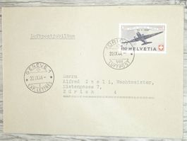 TR20 Enveloppe + Timbre Suisse 1944