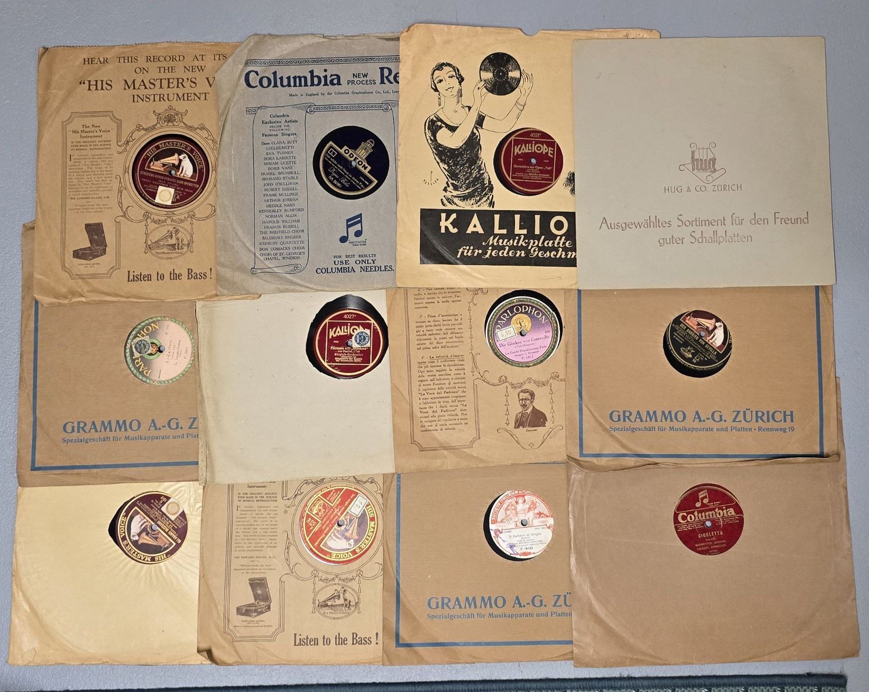 Dischi in vinile: 67 Schellackplatten Klassisch 1920er-1950er Jahre – Usato da Biberist venduto da Sienna09 3