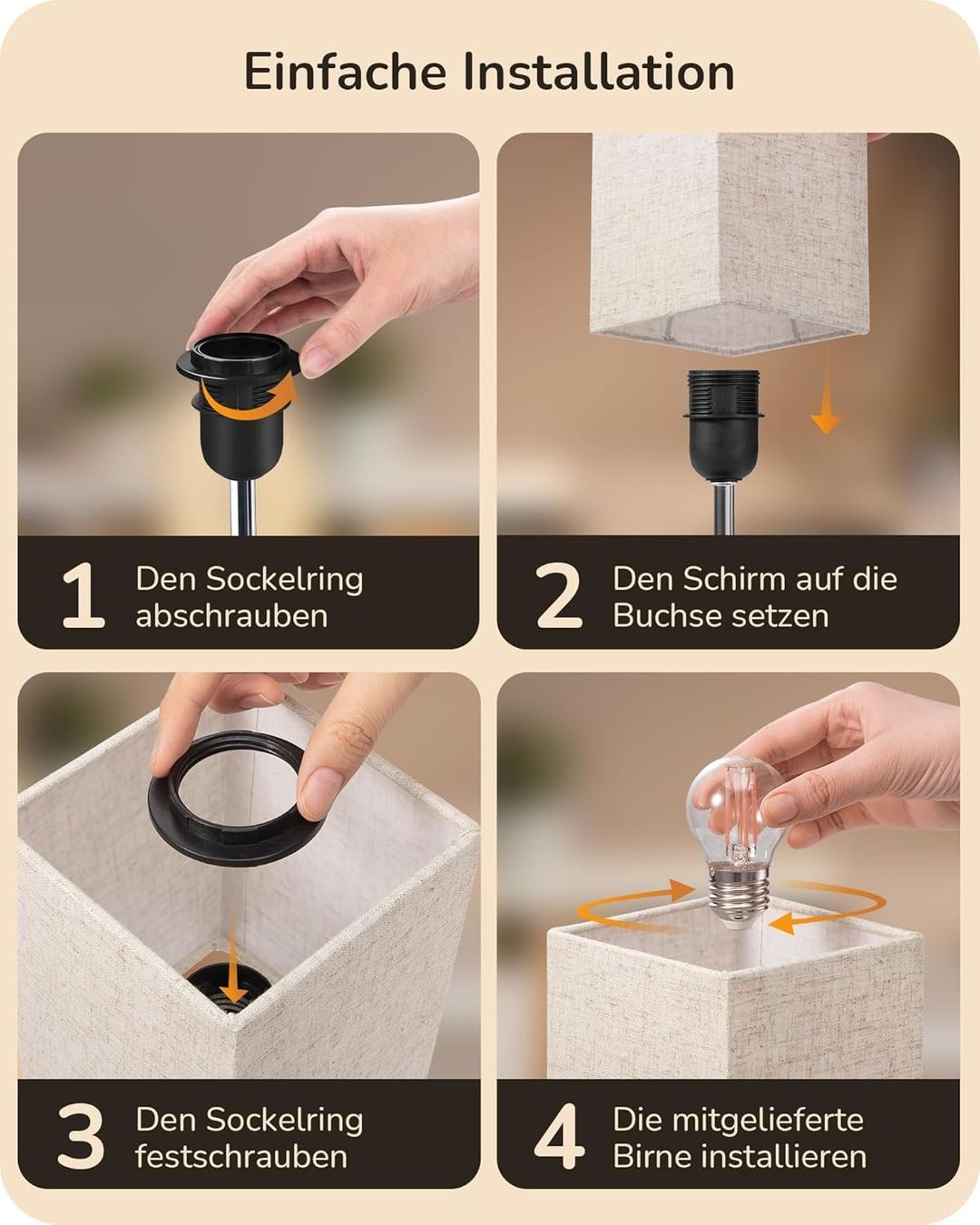 Lampade: Nachttischlampe Touch Dimmbar 2er Set – Nuovo e nell'imballaggio originale da Nuglar venduto da SaleRitter 7