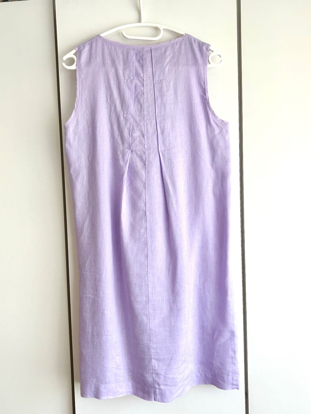 Vestiti: Wunderschönes fliederfarbenes Sommerkleid, Leinen – Usato da Bern venduto da Smile-2707 1