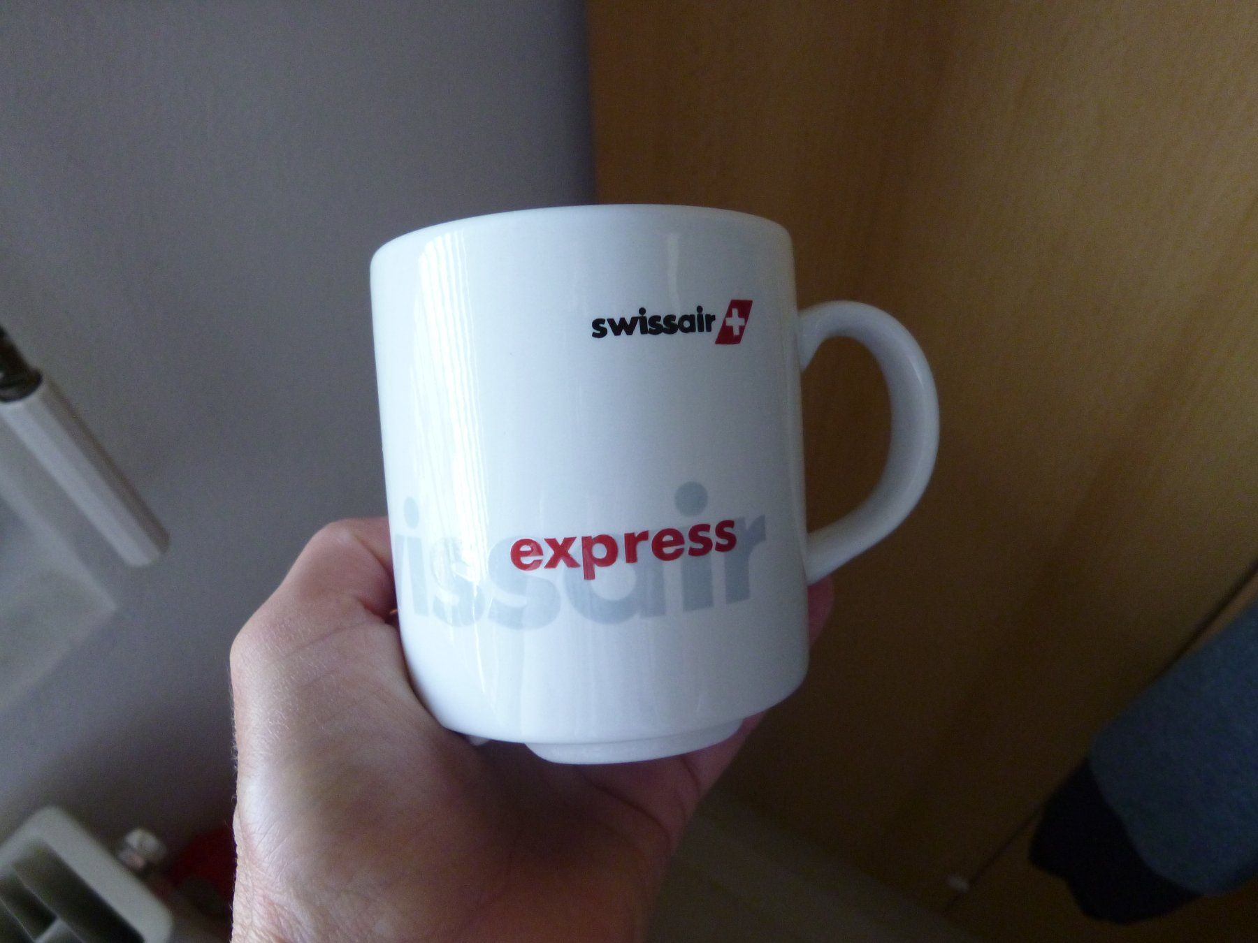 Tazze: antik Swissair Express TASSE Mug – Usato da Dättlikon venduto da Mamakuga 1