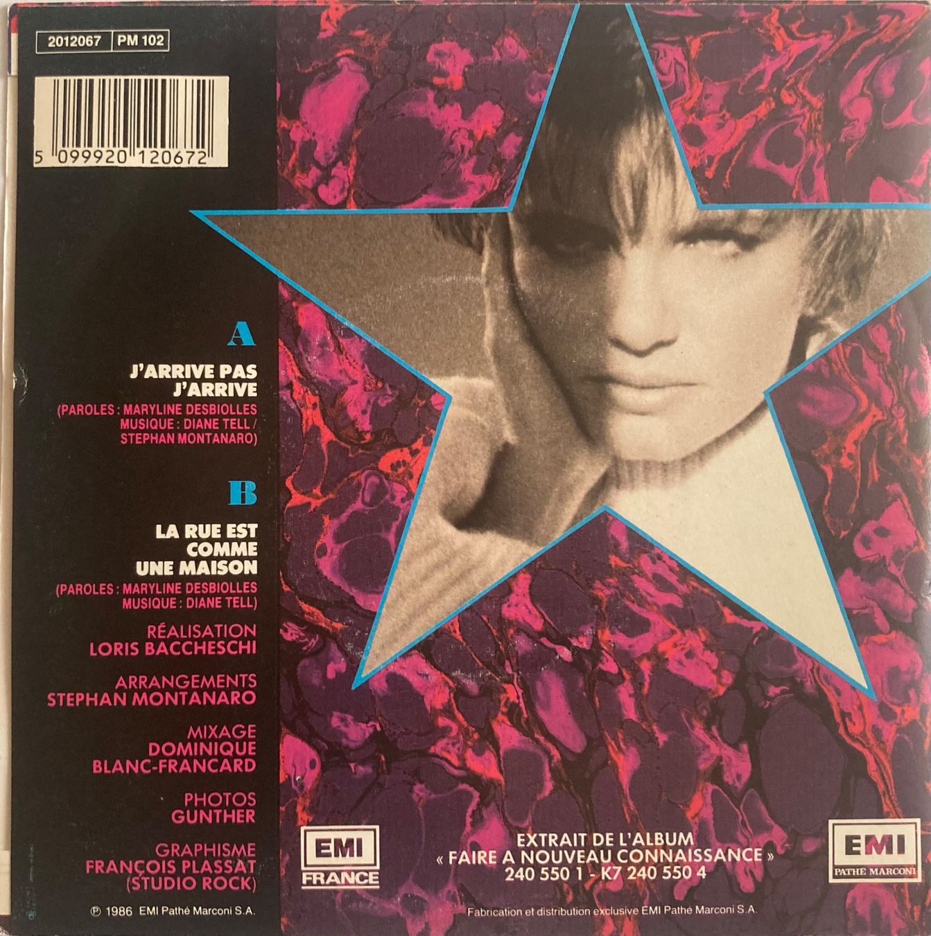 Dischi in vinile: DIANE TELL - J'ARRIVE PAS J'ARRIVE – Usato da Poliez-Pittet venduto da Newtown-Records 1