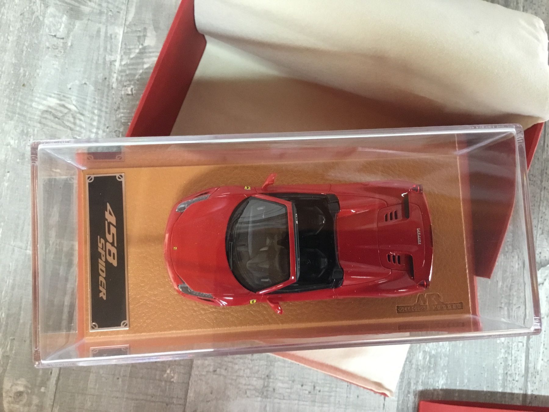 Ferrari Modellini d'auto: Ferrari 458 Spider / MR Modell / 1:43 – Nuovo (secondo la descrizione) da Brig venduto da Sonne11 3