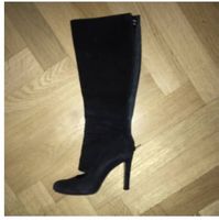 Bottes 38, daim noir, comme neuves 