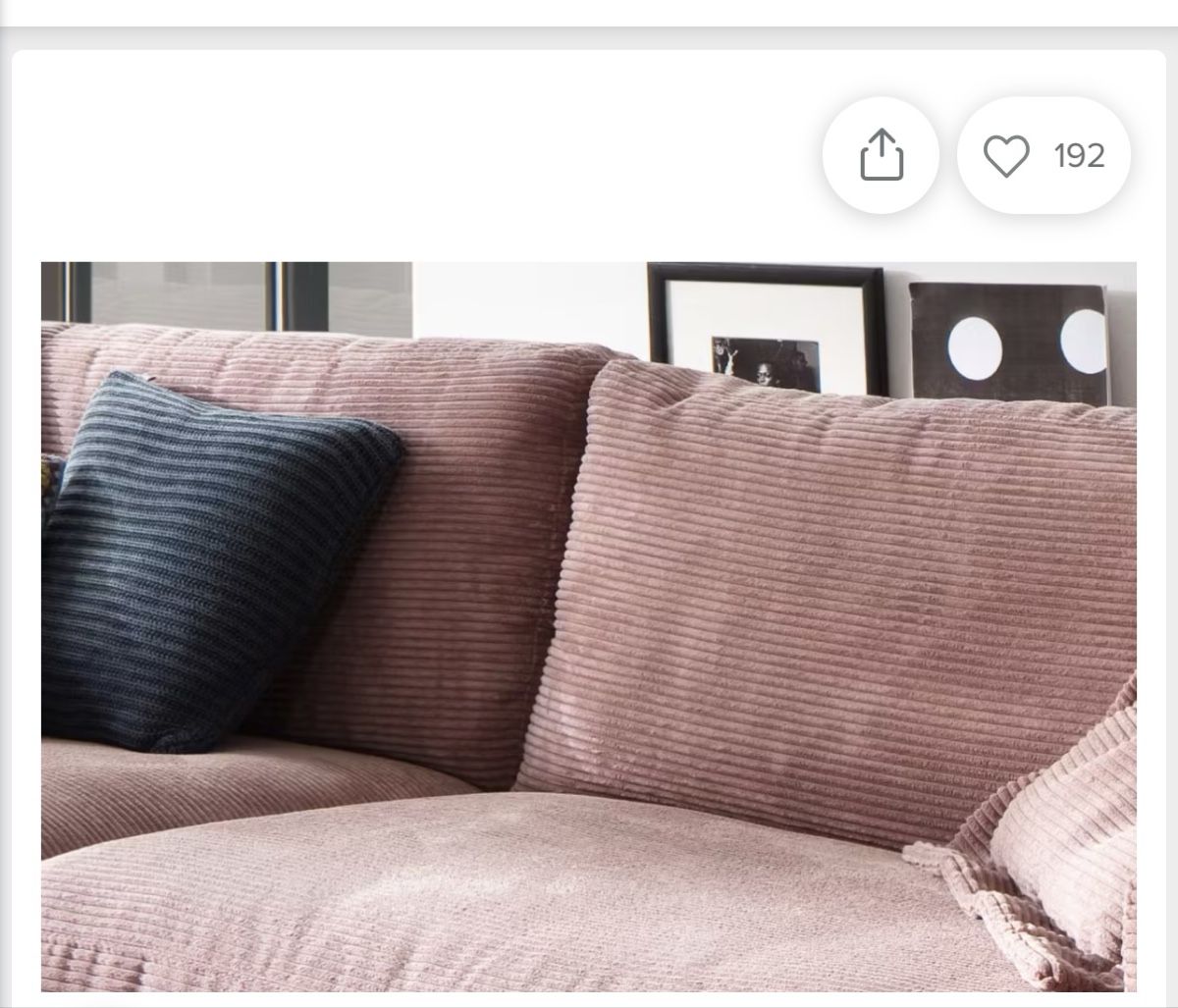 Sofas: KAWOLA Sofa Madeline rosa – Gebraucht aus Biel/Bienne von do__q8td 5