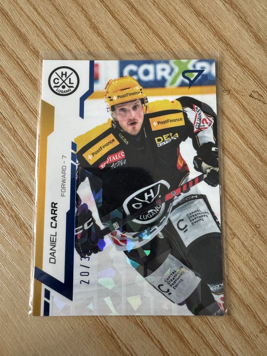 Sportzoo Carte collezionabili: SportZoo - Daniel Carr - Blue /30 - HC Lugano – Nuovo (secondo la descrizione) da Bellinzona venduto da BipBipBoom