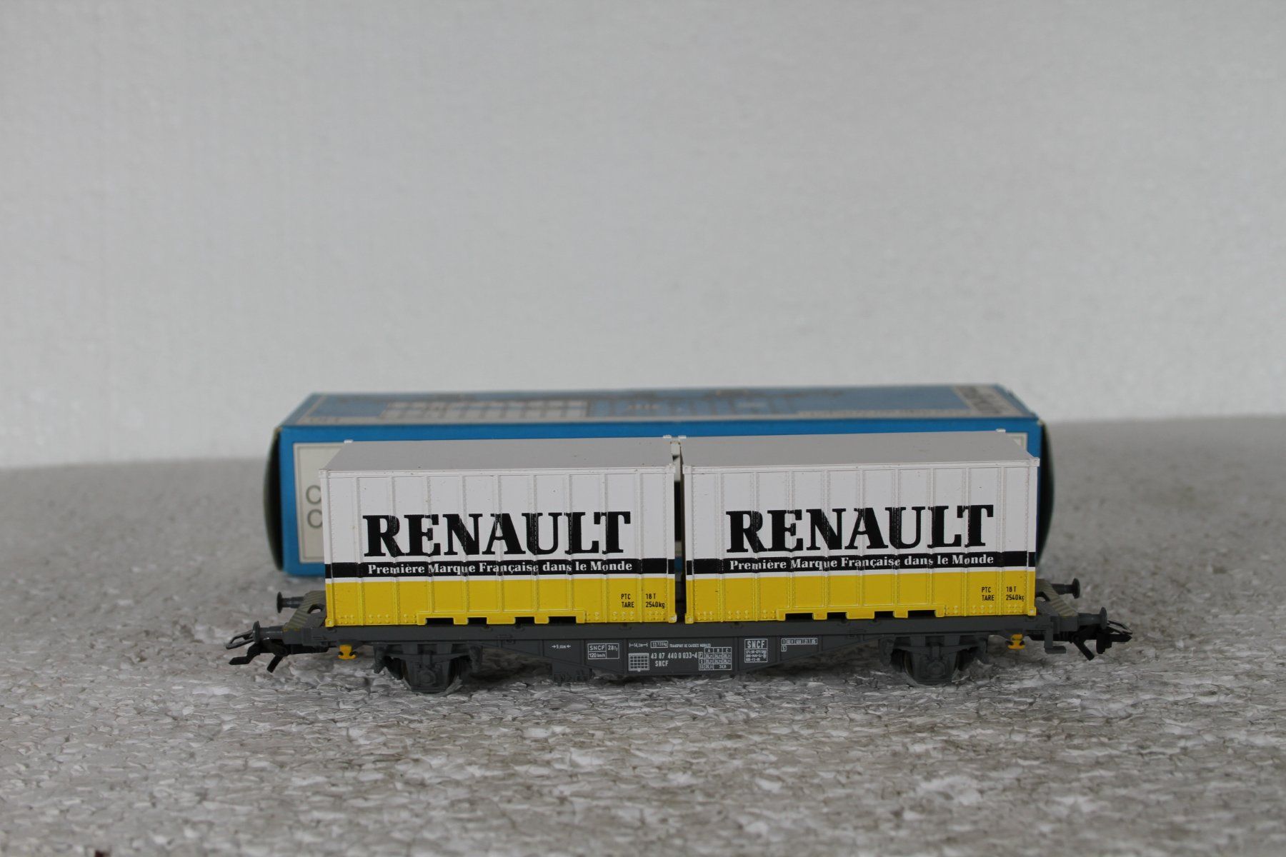 Märklin Modellini di ferrovie: Märklin 4767 SNCF Renault Container – Usato da Triesen venduto da gleis8 3
