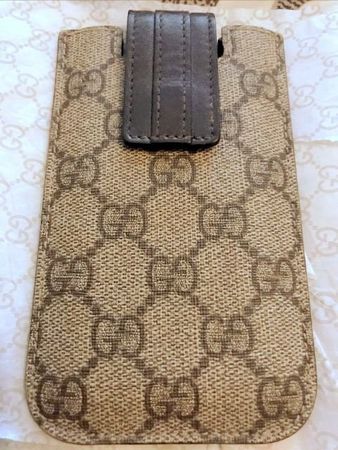 😊Gucci Etui GG Canvas, braun, Neupreis Fr. 290.00