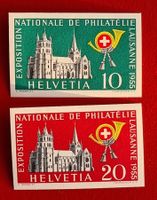 NABA LAUSANNE BLOCK W35 AUSSCHNITTE 33 -34 1955** POSTFRISCH