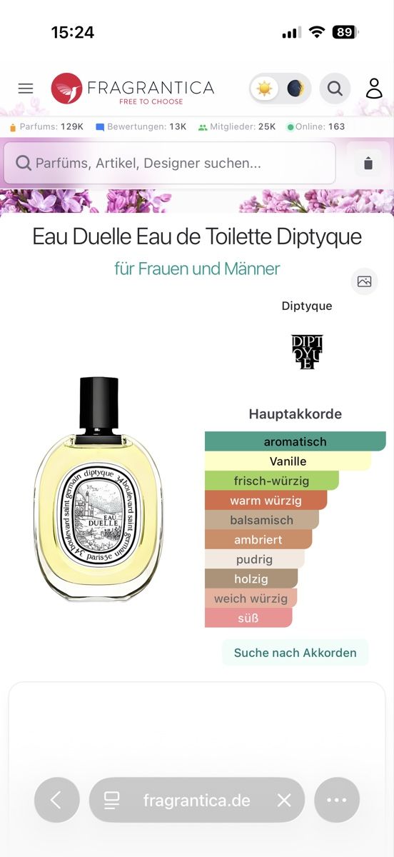 Diptyque Parfum & Eau de Toilette: Diptyque Eau Duelle EDT, 2 ml – Gebraucht aus Sursee von nst_czk2 1