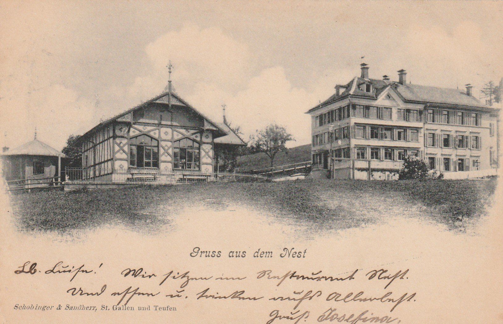 Ansichtskarten: St. Gallen Nest – Gebraucht aus Rorschacherberg von fratovi2