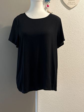 Blusenshirt schwarz von Vero Moda Gr. M