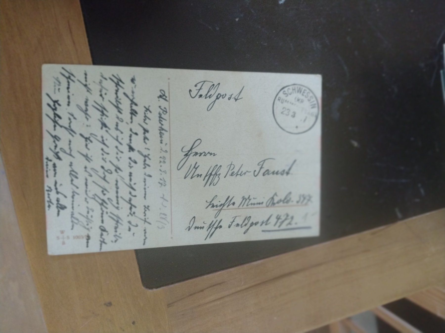 Ansichtskarten: Antike Karte 1917 – Gebraucht aus Appenzell-Steinegg von lichs 1