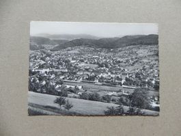 Karte Gelterkinden BL 1962 Bahnhof Zug
