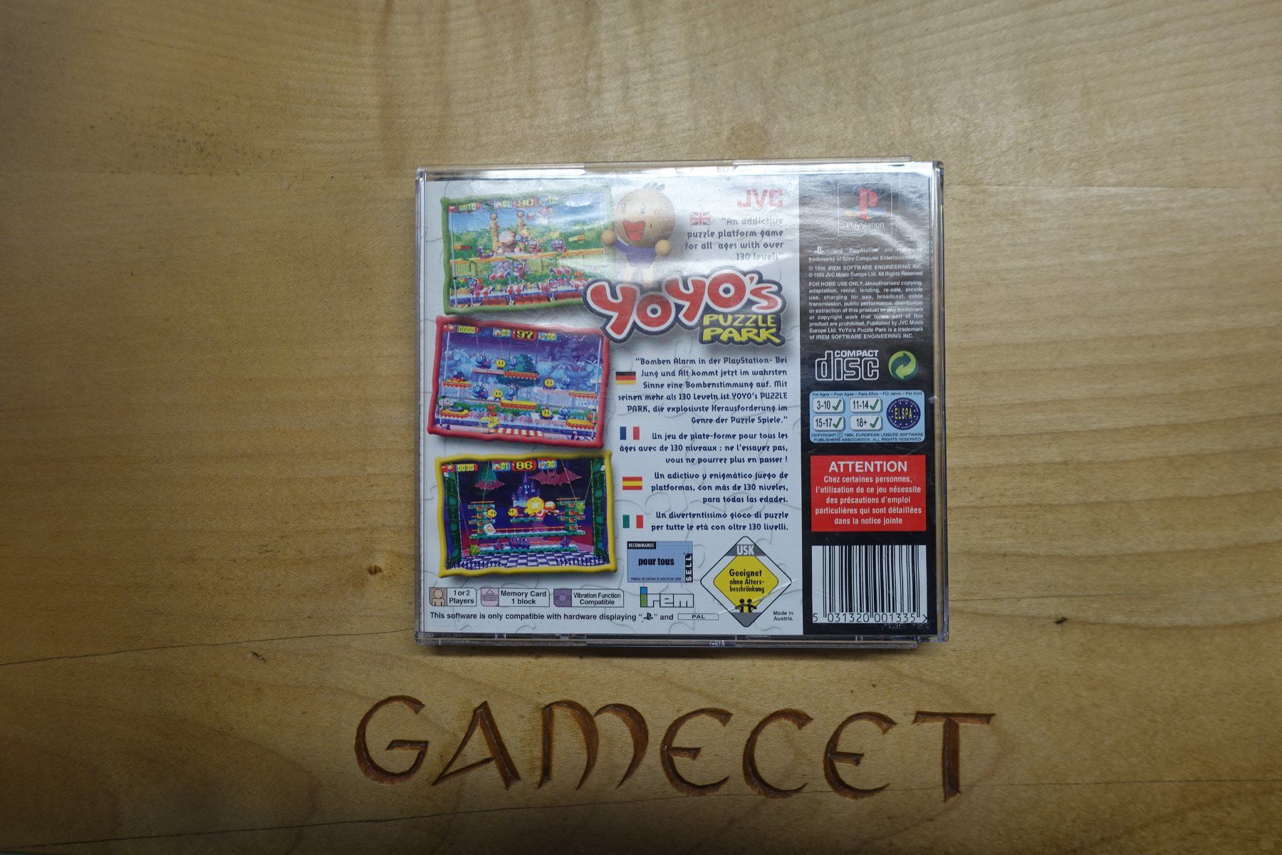 Sony Spiele: YoYo's Puzzle Park – Gebraucht aus Steinach von Gamecet 2