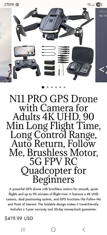 RC Kits de montage: Drone N11 PRO – D'occasion à Bellinzona par Desy.ti 1