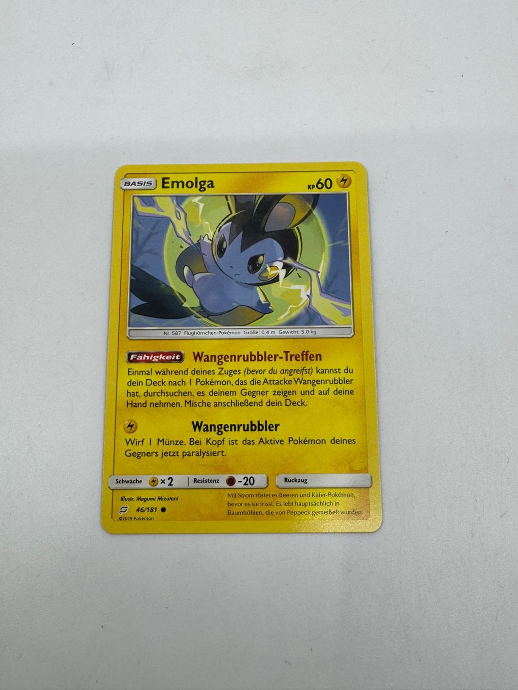 Pokémon Carte collezionabili: Pokemon-Karte Emolga 46/181 – Usato da Herisau venduto da Seyashop1