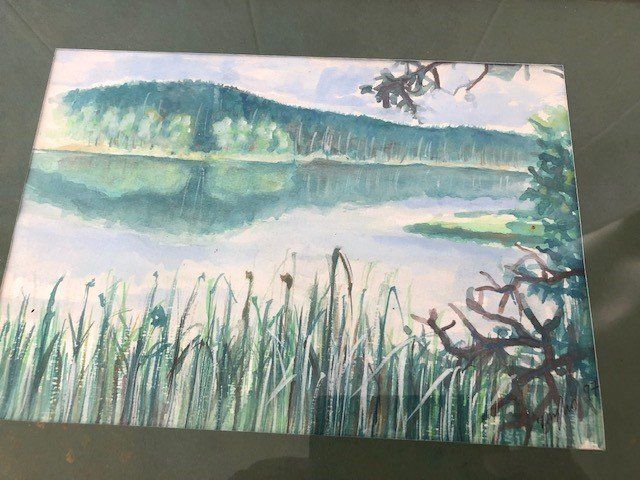Dipinti: Landschaft, rund um See - Aquarell A2 – Usato da Bösingen venduto da Lorak2612 3