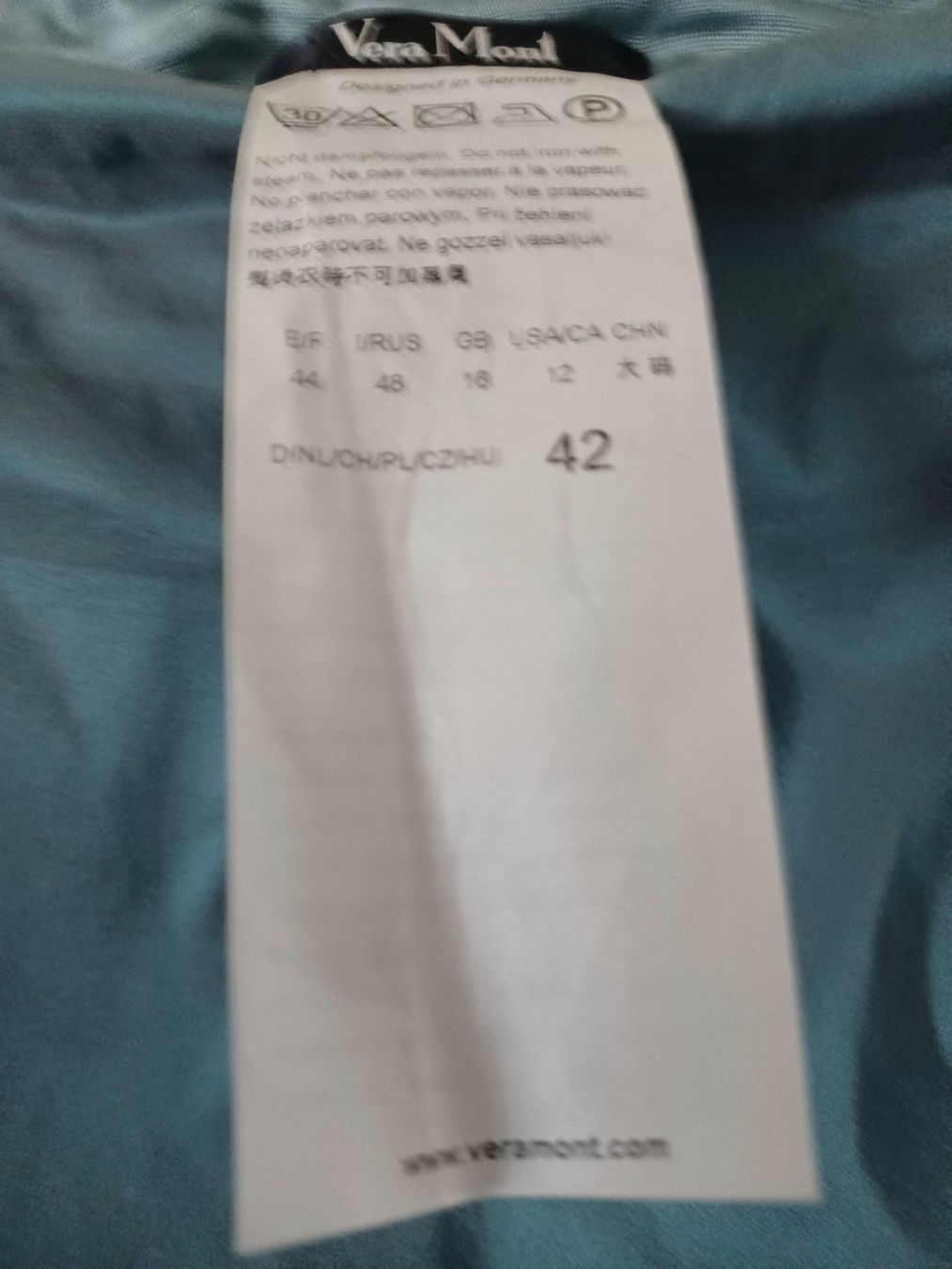 Vestiti: Abendkleid von Vera Mont – Usato da Gais venduto da cristallos 4