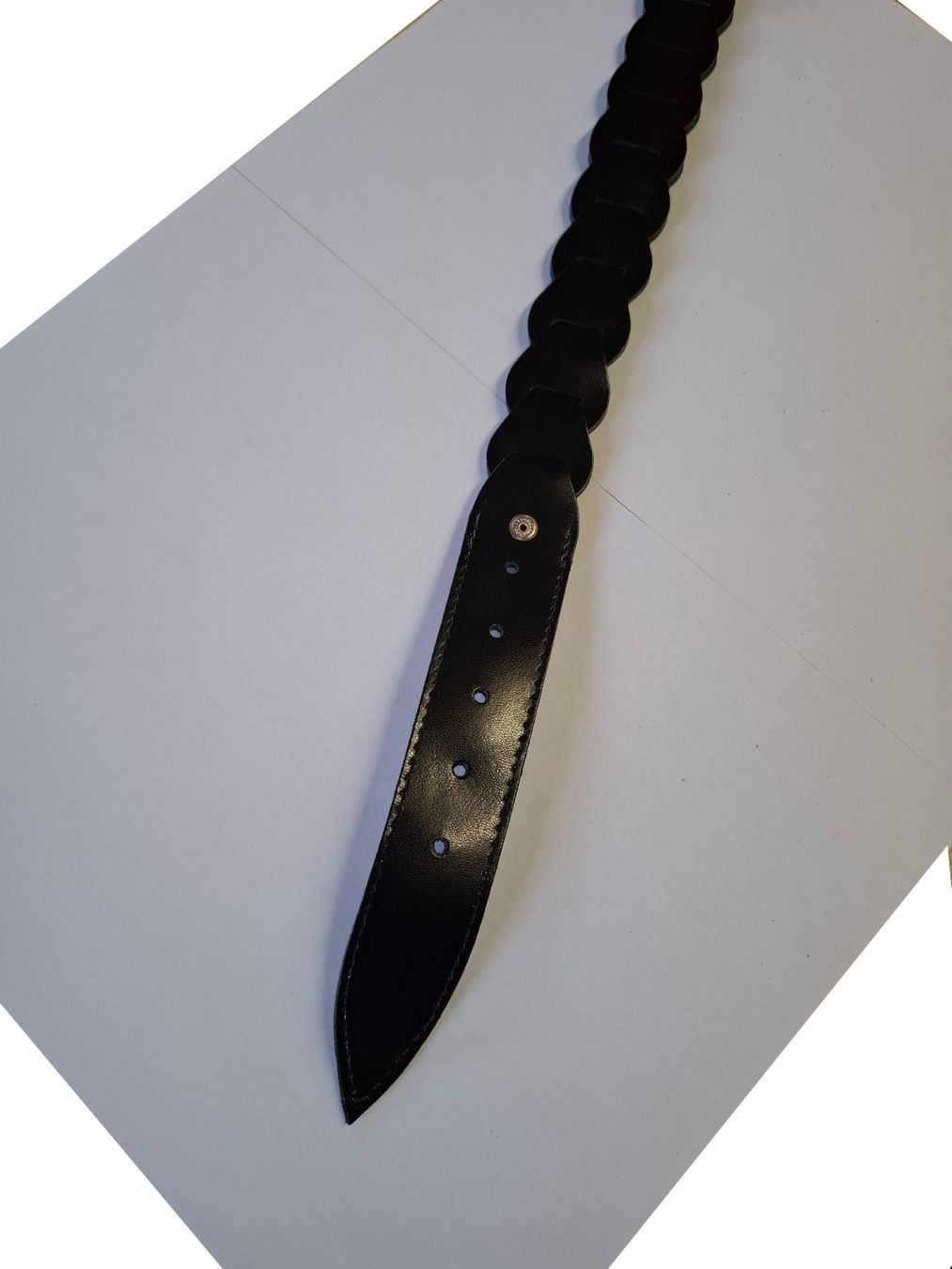 Cinture: Vintage Ledergurt/Gliedergurt echt Leder – Nuovo e nell'imballaggio originale da Suhr venduto da SAF-Restposten 5