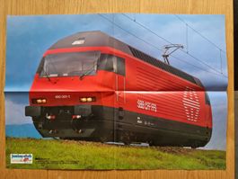 SBB Re 460 Poster Lokomotive 460 001-1 Junior Club
